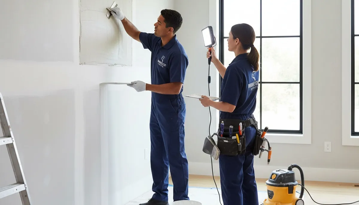 Professional drywall repair and wall restoration in Las Vegas, NV home interior
